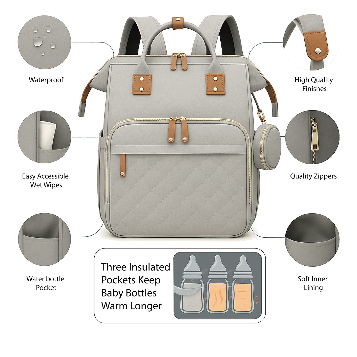 Deluxe Baby 3 in 1 tas